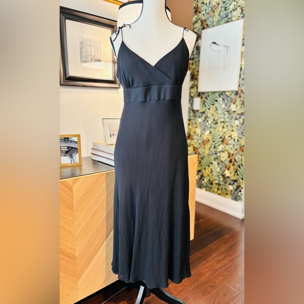 J.Crew 100% Silk MIDI Dress sz 10 - Picture 4 of 11